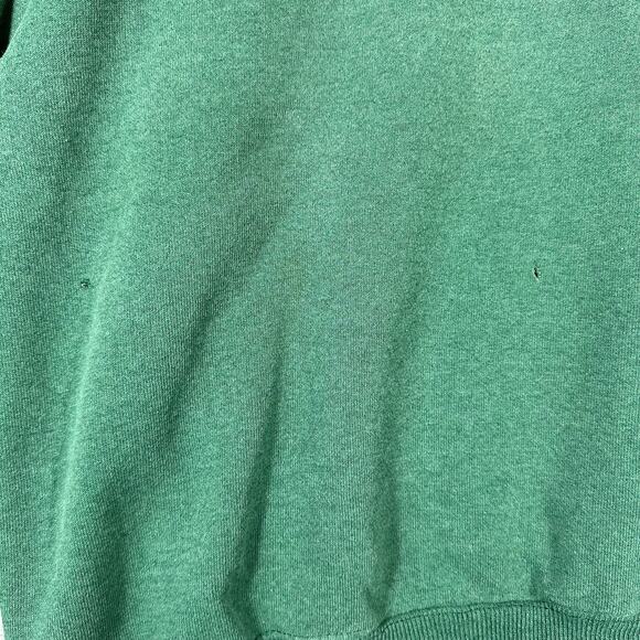 VINTAGE 90s Hanes Alaska Sweatshirt Men's XL Embroidered Green Crewneck Fleece - Picture 4 of 7
